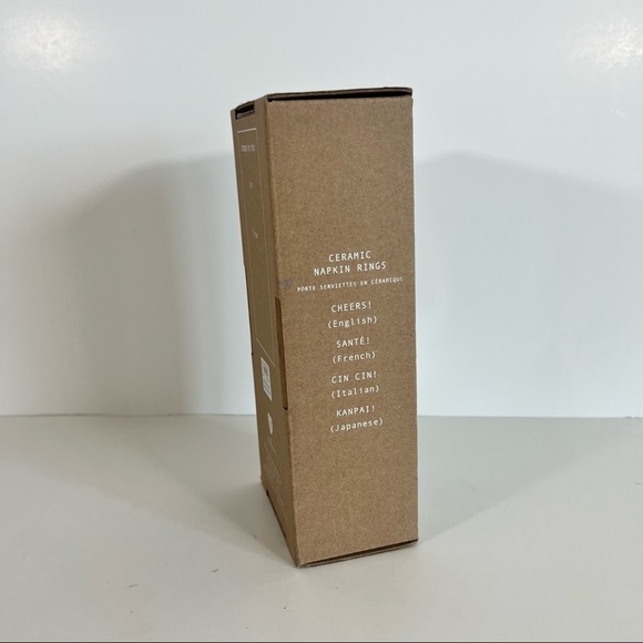 NWT Anthropologie Ceramic Napkin Rings - Picture 2 of 6